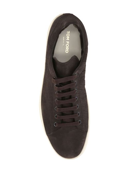 Sneakers chocolate brown Tom Ford | J1098LCL380C3BW10